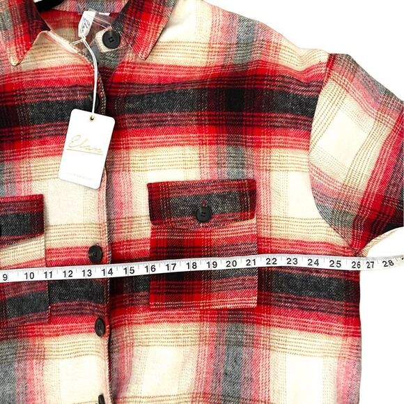 ELAN Riley Plaid Jacket / Shacket - Picture 12 of 13